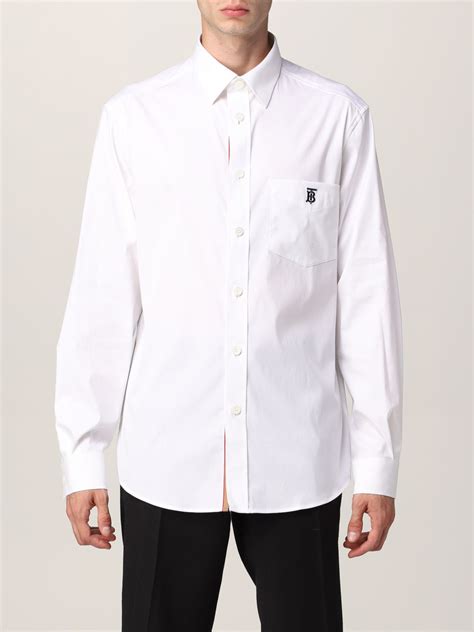 burberry men's logo shirt|Burberry formal shirt men.